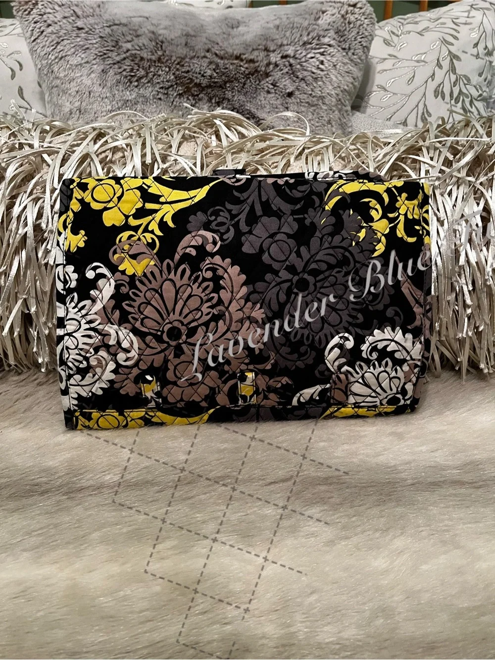 VERA BRADLEY BAROQUE 2008 Keep It Up Travel 19 Storage Sections Jewlery Case